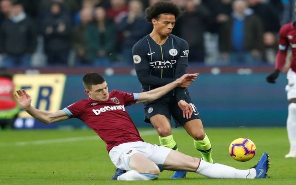 Image for West Ham hand Declan Rice a £100m price tag