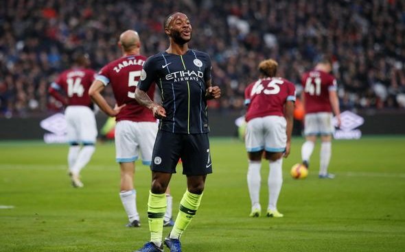 Image for Some Man City fans blown away by Sterling