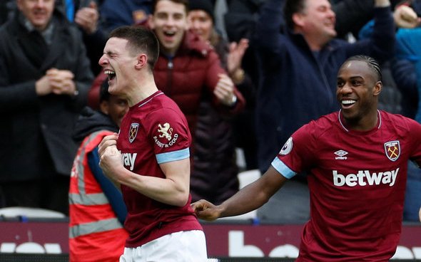 Image for West Ham fans react to Rice award