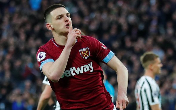 Image for Cole: West Ham ‘won’t hesitate’ to sell Rice