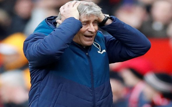 Image for West Ham fans surely baffled by Pellegrini contract stance