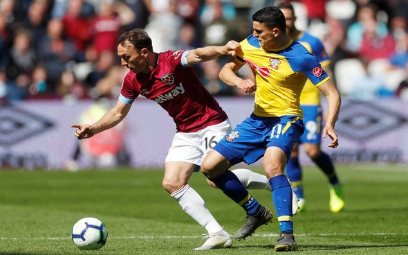 Image for West Ham midfielder delighted by the Hammer’s progress this season