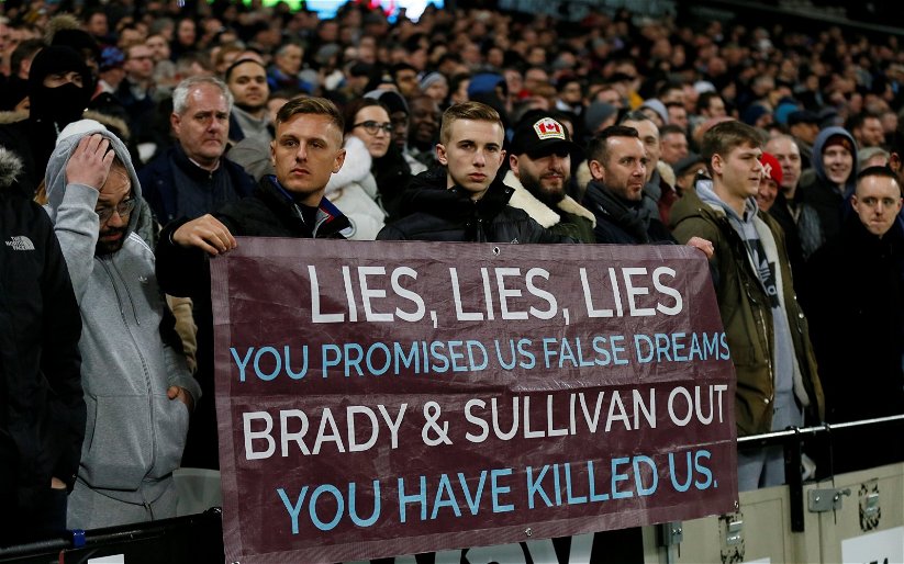 Image for West Ham supporters on Twitter not feeling optimistic about survival despite positive weekend