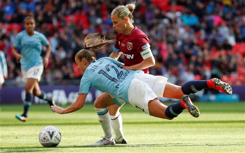 Image for West Ham fans heap praise on Gilly Flaherty as she reveals mental health struggles