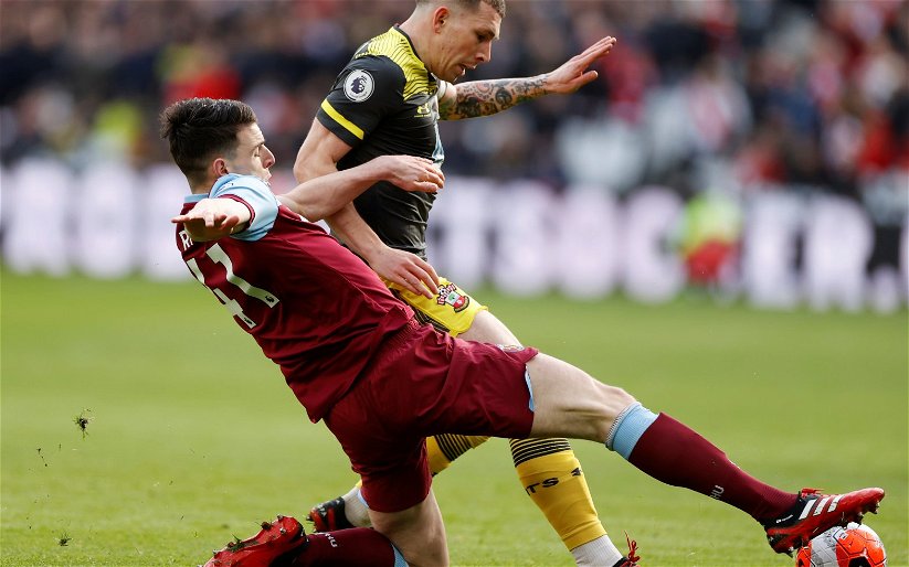 Image for West Ham fans on Twitter react to Declan Rice message