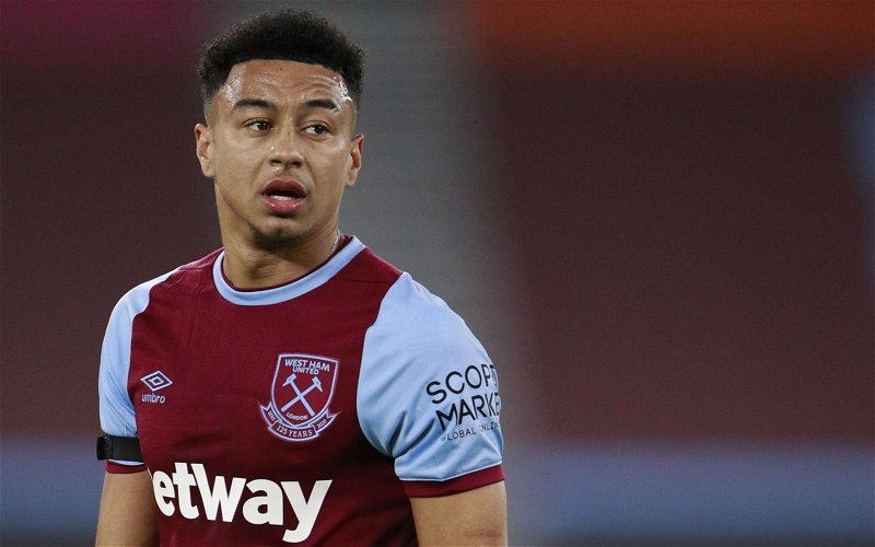 Image for Jesse Lingard update sends multitude of Irons crazy