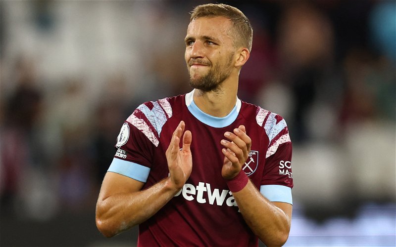 Image for Key update emerges over Tomas Soucek’s Hammers future