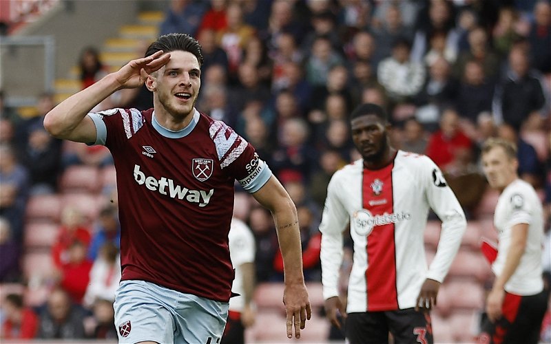 Image for West Ham may use World Cup for Declan Rice price rise opportunity
