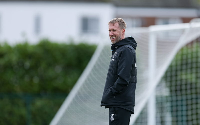 Image for Five players out injured as Potter announces squad for Leicester game